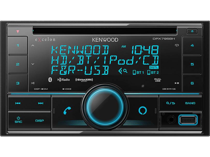 Kenwood Excelon DPX795BH CD receiver at Crutchfield Canada