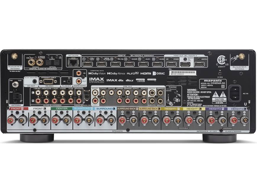 Marantz Cinema 50 (Black) 9.4-channel home theatre receiver with