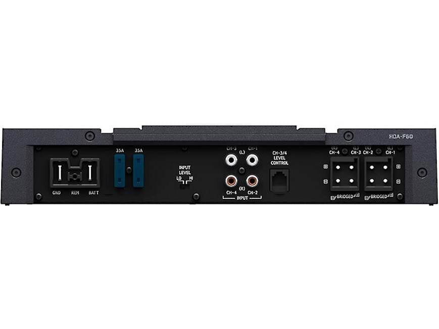 Alpine HDA-F60 Status Series 4-channel car amplifier — 100 watts