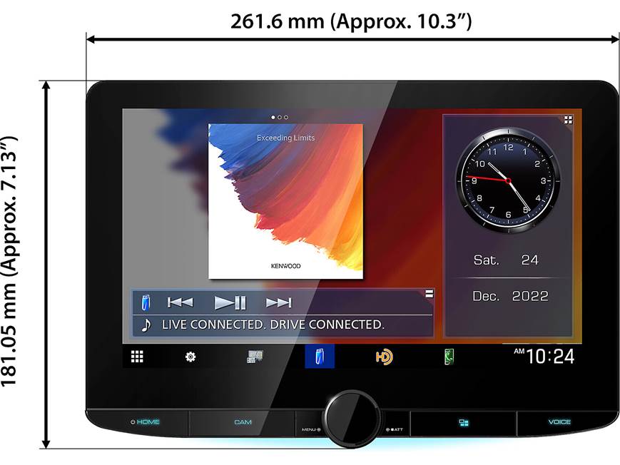 Kenwood DMX1037S Digital multimedia receiver at Crutchfield Canada