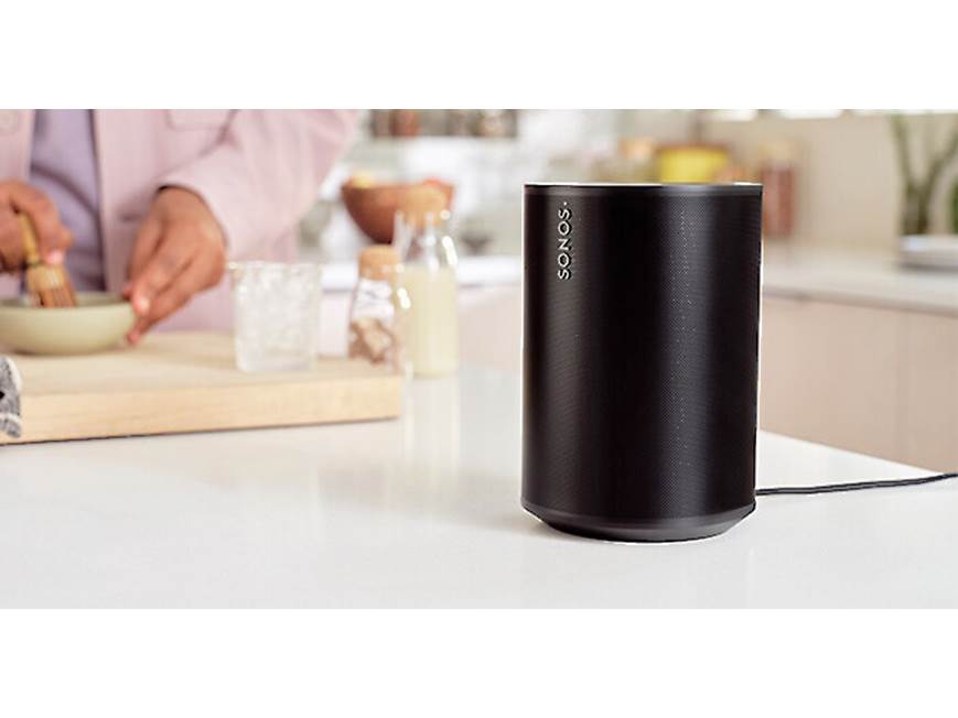 Sonos Era 100 (Black) Wireless powered speaker with Wi-Fi®, Apple