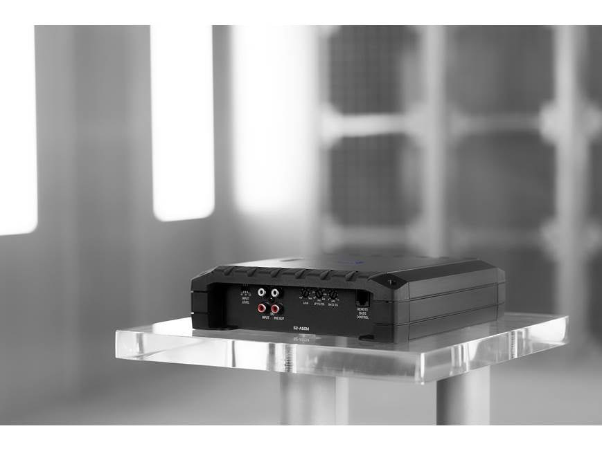 Alpine S2-A60M S-Series mono subwoofer amplifier — 600 watts RMS x