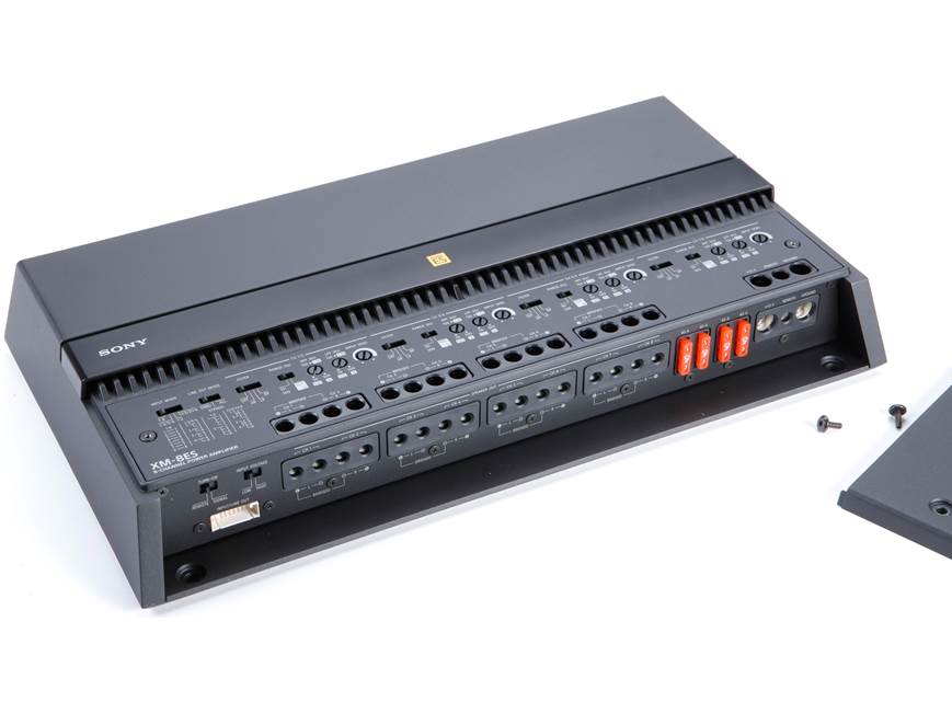 SONY グラフィックイコライザー XE-808 本体 アンプXM-8 セット Sony XM-8ES Mobile ES™ Series 8-channel car amplifier — 100 watts