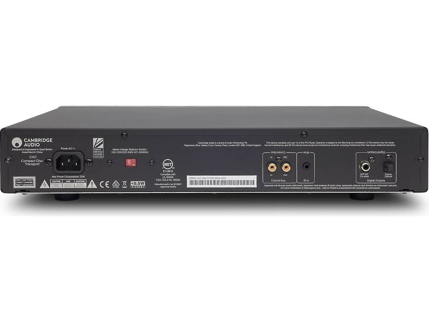 Cambridge Audio CXC v2 (Lunar Grey) CD transport — no DAC onboard