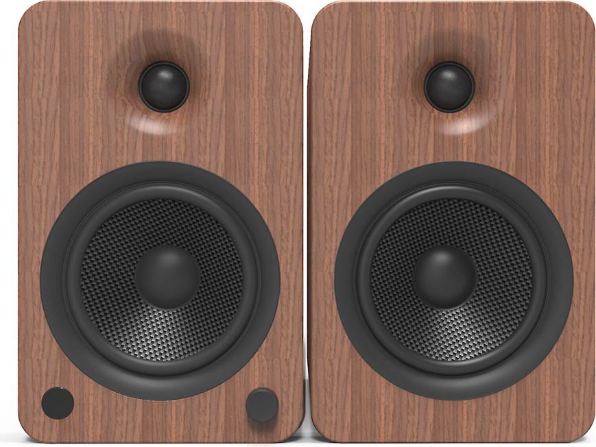 Kanto YU6 (Walnut) Powered stereo speakers with Bluetooth® and