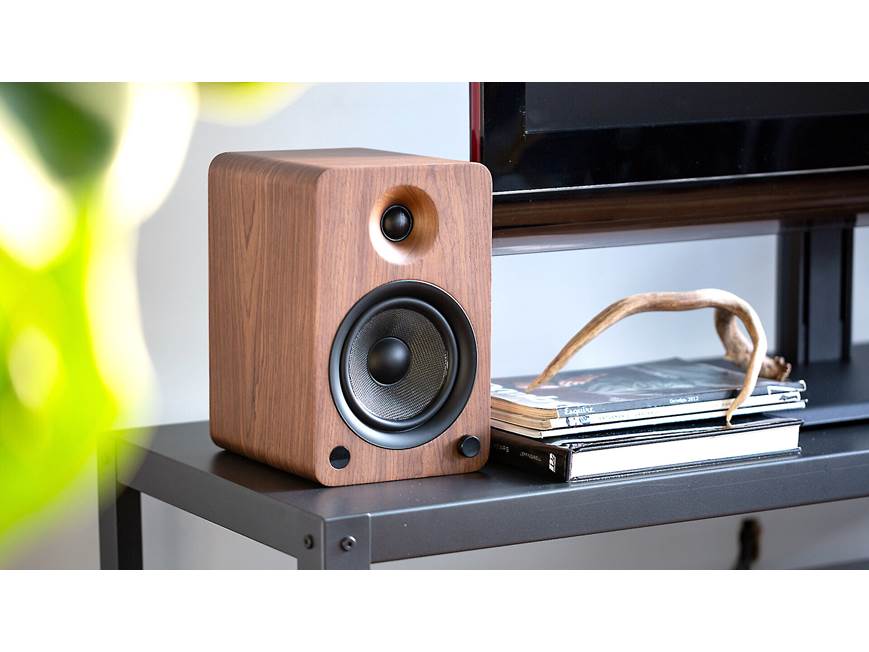 Kanto YU6 (Walnut) Powered stereo speakers with Bluetooth® and