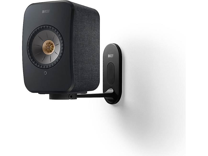 KEF B1 (Black) Custom wall brackets for KEF LSX II powered