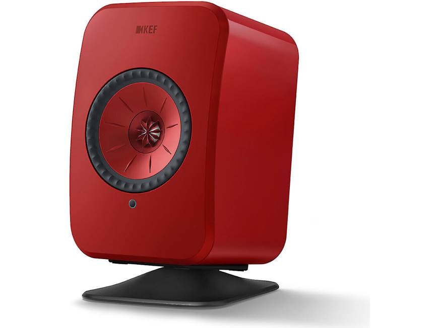 KEF P1 (Black) Custom desktop stands for KEF LSX II powered