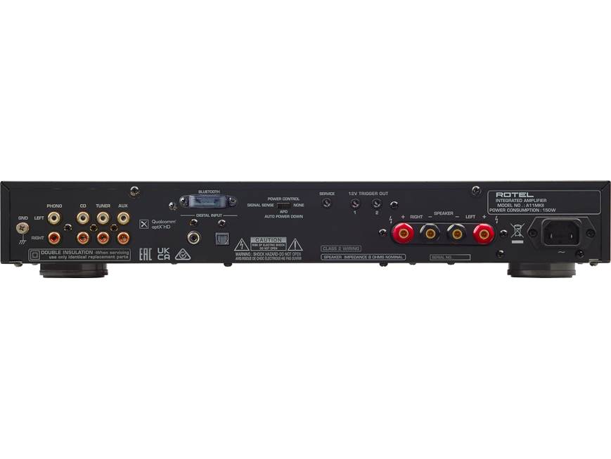 Rotel A11MKII (Black) Stereo integrated amplifier with Bluetooth