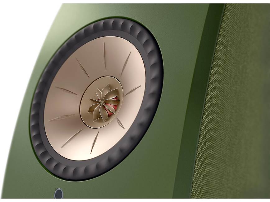 KEF LSX II (Olive Green, Fabric) Powered speakers with Wi-Fi