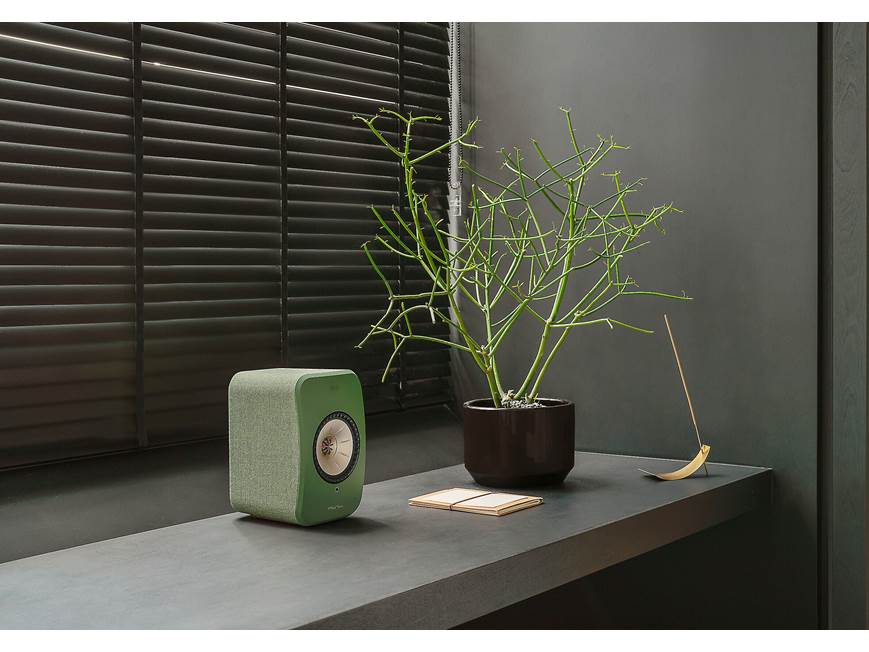 KEF LSX オリーブ　×2 KEF LSX II (Olive Green, Fabric) Powered speakers with Wi-Fi