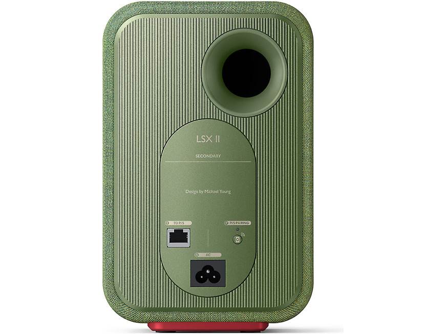 KEF LSX オリーブ　×2 KEF LSX II (Olive Green, Fabric) Powered speakers with Wi-Fi