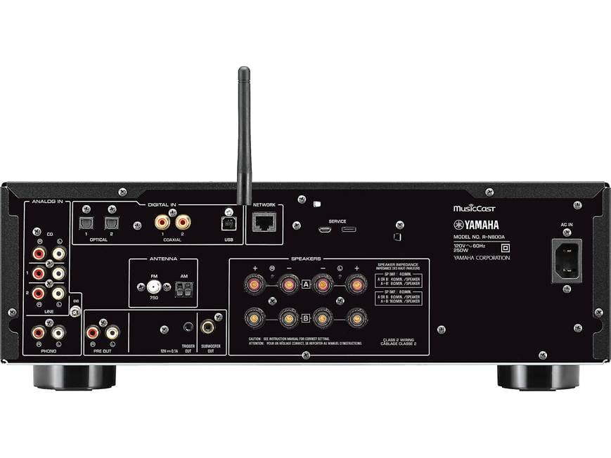 Yamaha R-N800A (Silver) Stereo receiver with Wi-Fi, Bluetooth® and