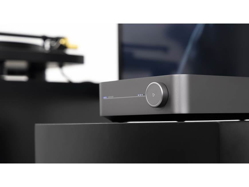 WiiM Amp (Space Gray) Wireless streaming amplifier with Bluetooth
