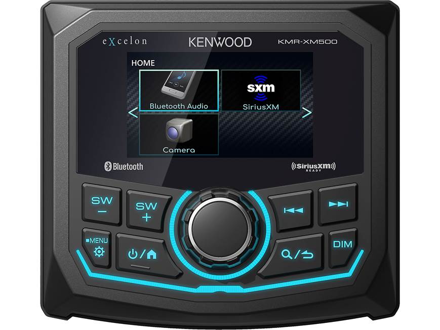 Kenwood Excelon KMR-XM500 Marine digital media receiver with built