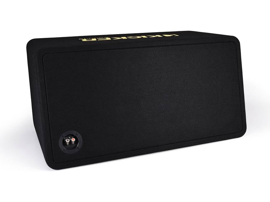 Kicker CompC 50DCWC122 2-ohm ported enclosure with two 12