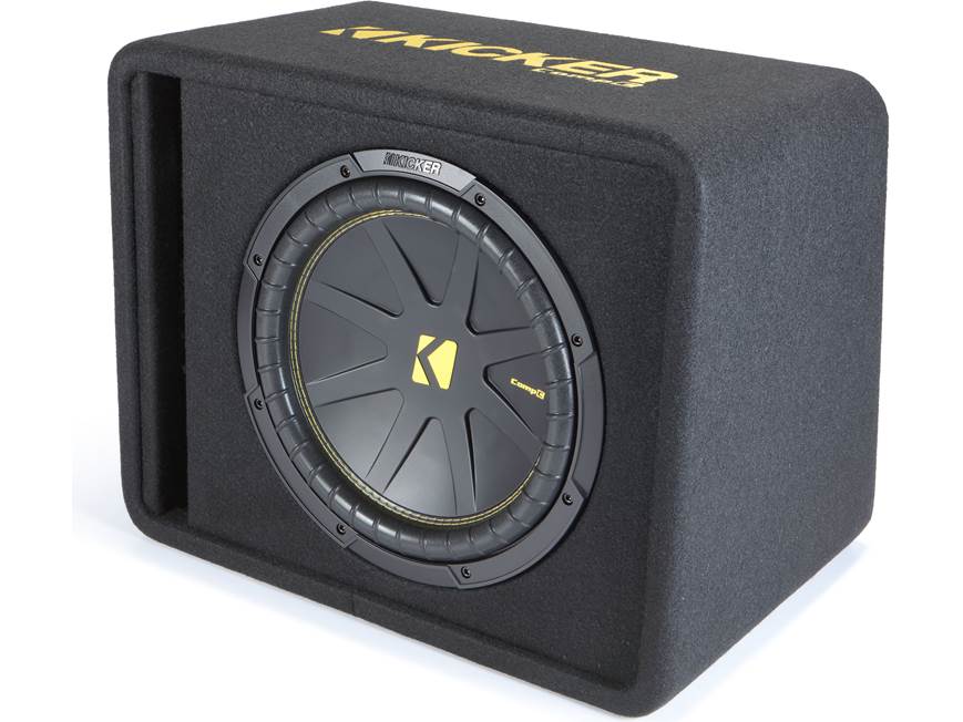 Kicker CompC 50VCWC122 2-ohm ported enclosure with one 12