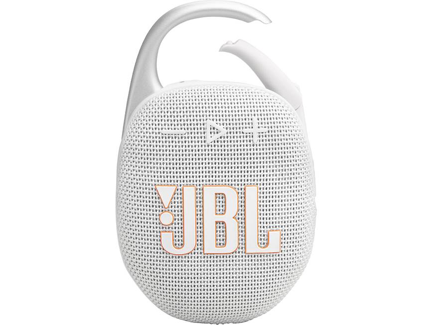 JBL Clip 5 (White) Waterproof and dustproof portable Bluetooth