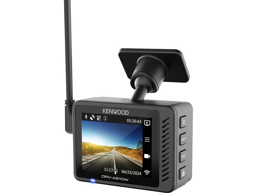 Kenwood DRV-A610WDP Dual camera system — compact 4K HD dash camera