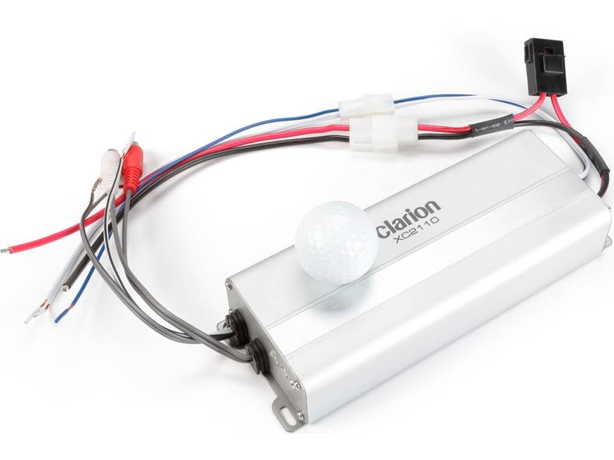 Clarion XC2110 Compact mono subwoofer amplifier — 300 watts RMS x