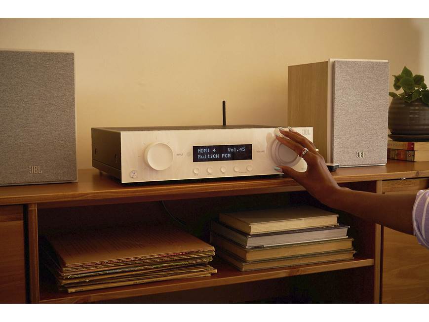 JBL Stage 240B (Latte) Bookshelf speakers (Latte) at Crutchfield