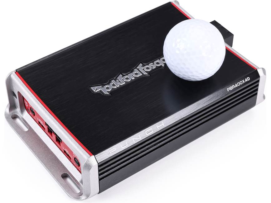 Rockford Fosgate Punch PBR400X4D Compact 4-channel car amplifier