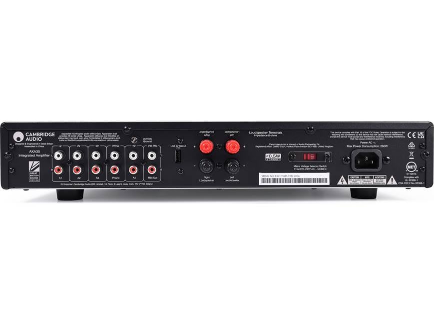 Cambridge Audio AXA35 Stereo integrated amplifier at Crutchfield