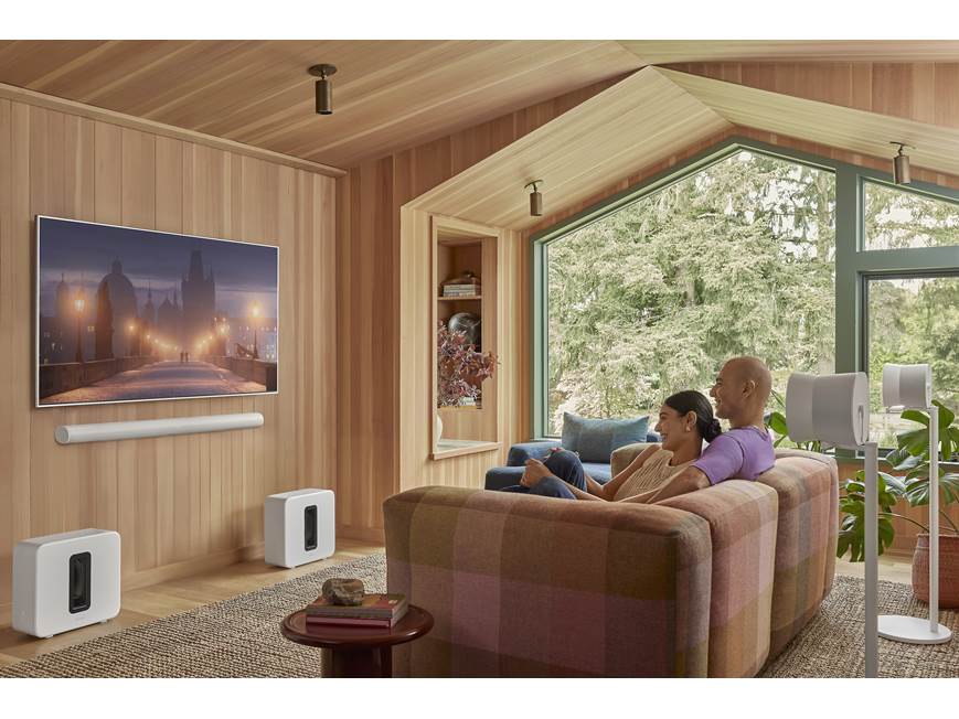 Sonos Sub 4 (White) Wireless subwoofer for compatible Sonos