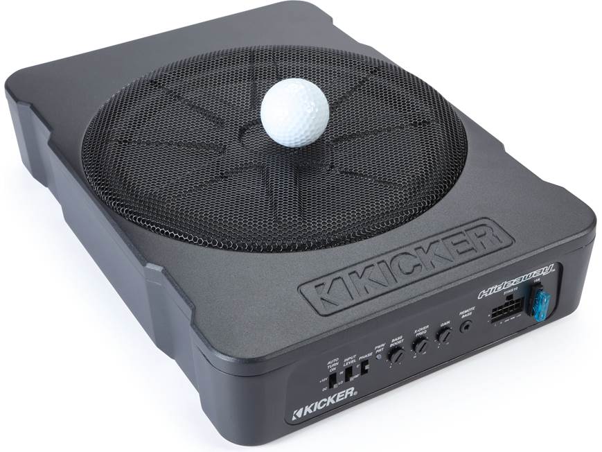 Kicker 51HS10 Hideaway™ compact powered subwoofer with 10
