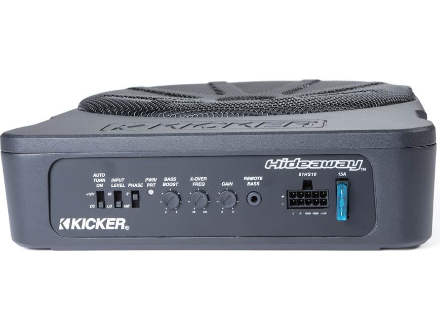 Kicker 51HS10 Hideaway™ compact powered subwoofer with 10