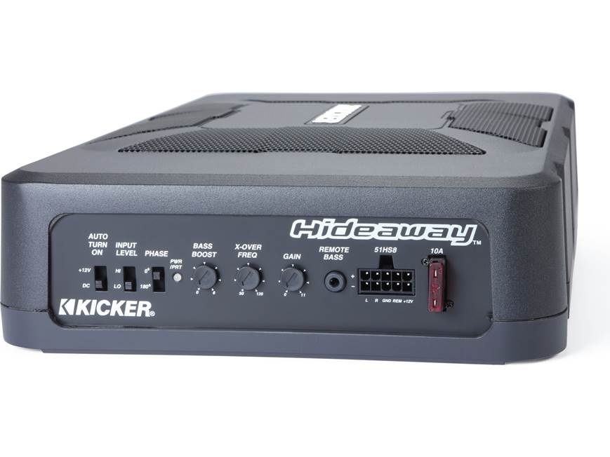 Kicker 51HS8 Hideaway™ compact powered subwoofer with 8
