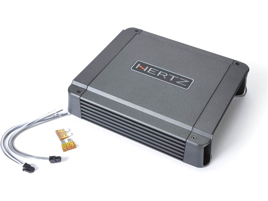 Hertz HCP 4D 4-channel car amplifier — 70 watts RMS x 4 at