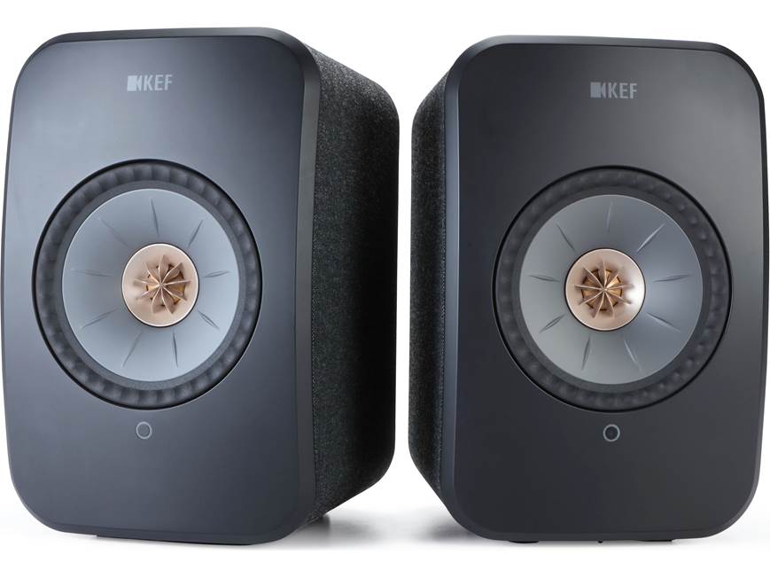 KEF LSX II (Carbon Black, Fabric) Powered speakers with Wi-Fi