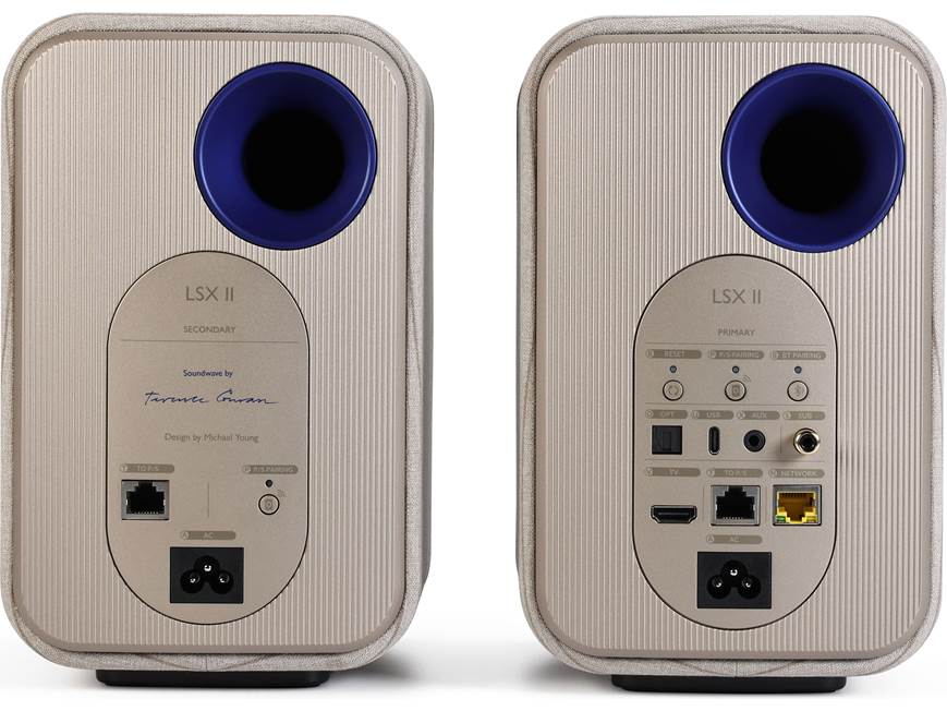 KEF LSX II (Soundwave Edition, Fabric) Powered speakers with Wi-Fi