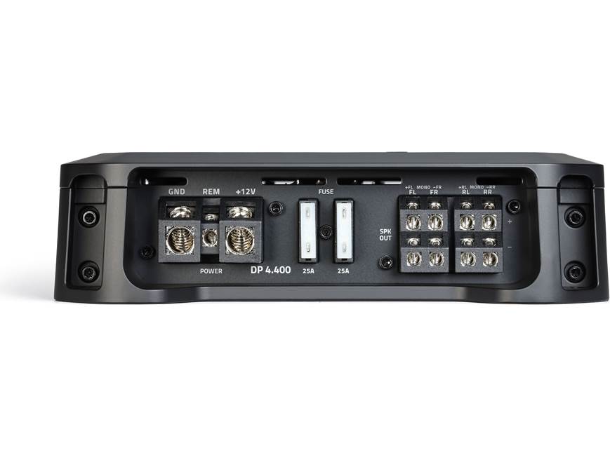 Hertz DP 4.400 Dieci Power 4-channel car amplifier — 75 watts RMS