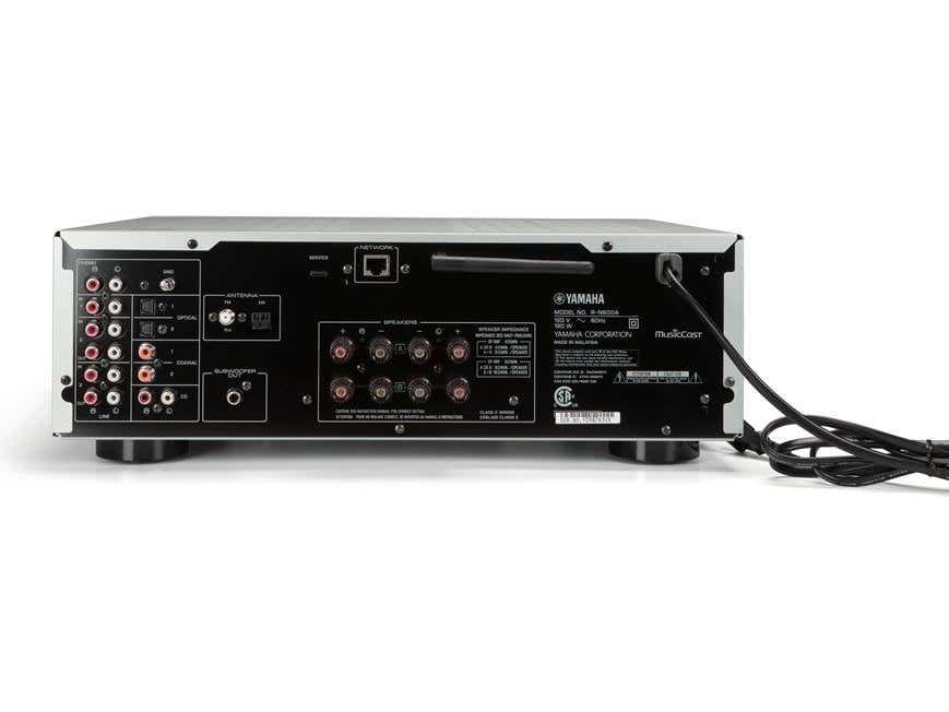 Yamaha R-N600A (Silver) Stereo receiver with Wi-Fi, Bluetooth, and