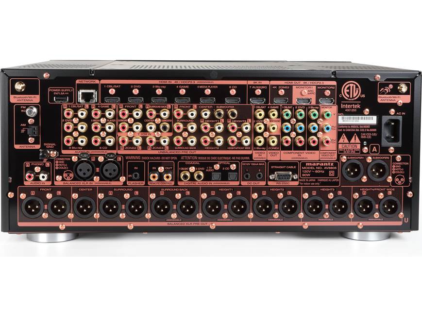 Marantz AV8805A Home theatre preamp/processor with 13.2-channel