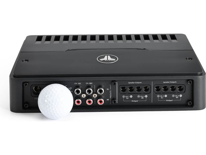 JL Audio RD400/4 4-channel car amplifier — 75 watts RMS x 4 at