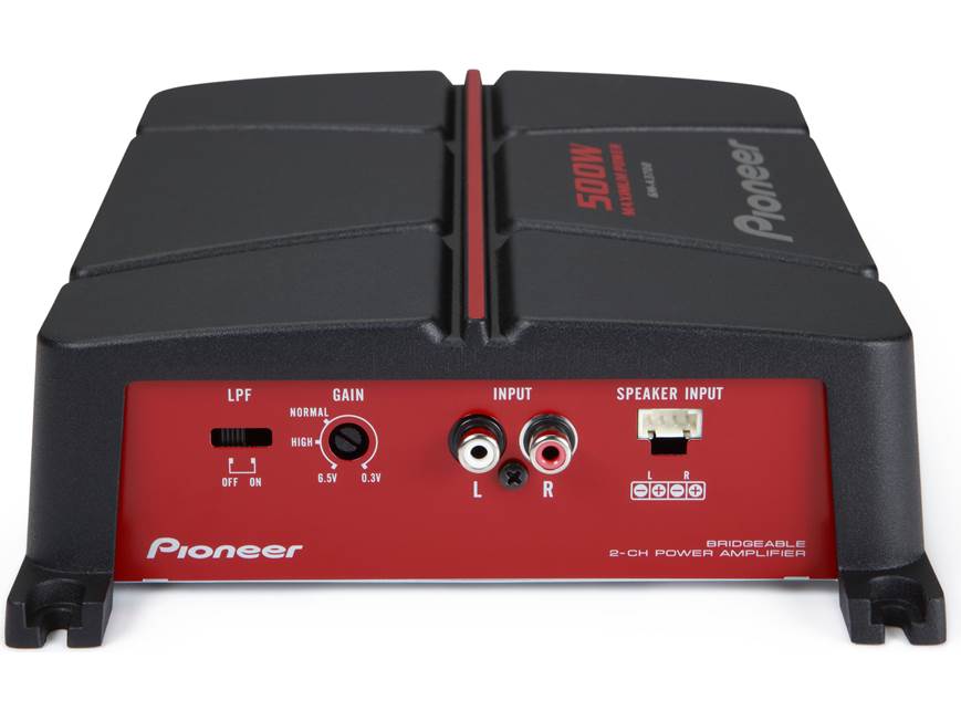Pioneer GM-A3702 2-channel car amplifier — 60 watts RMS x 2 at