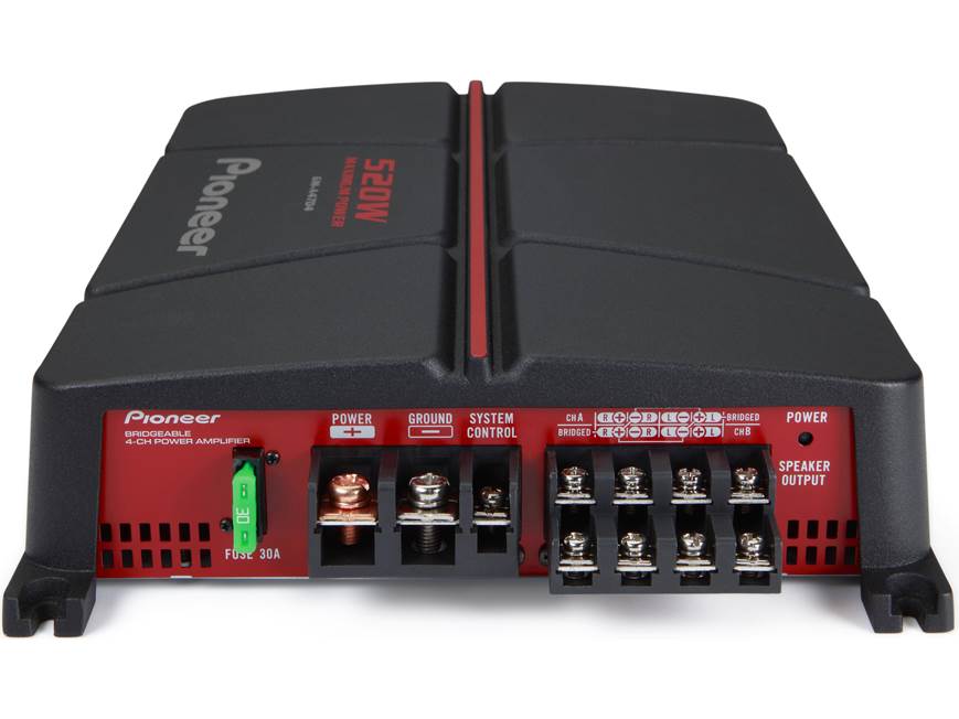 Pioneer GM-A4704 4-channel car amplifier — 40 watts RMS x 4 at