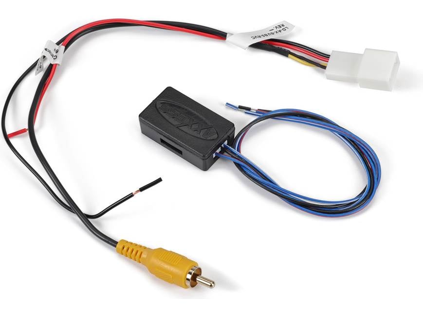 X AUTOHAUX Autoadapter – M12-connector Naar RCA, 4-pins Triggerdraad, Voor Achteruitrijcamera, Plug-and-play