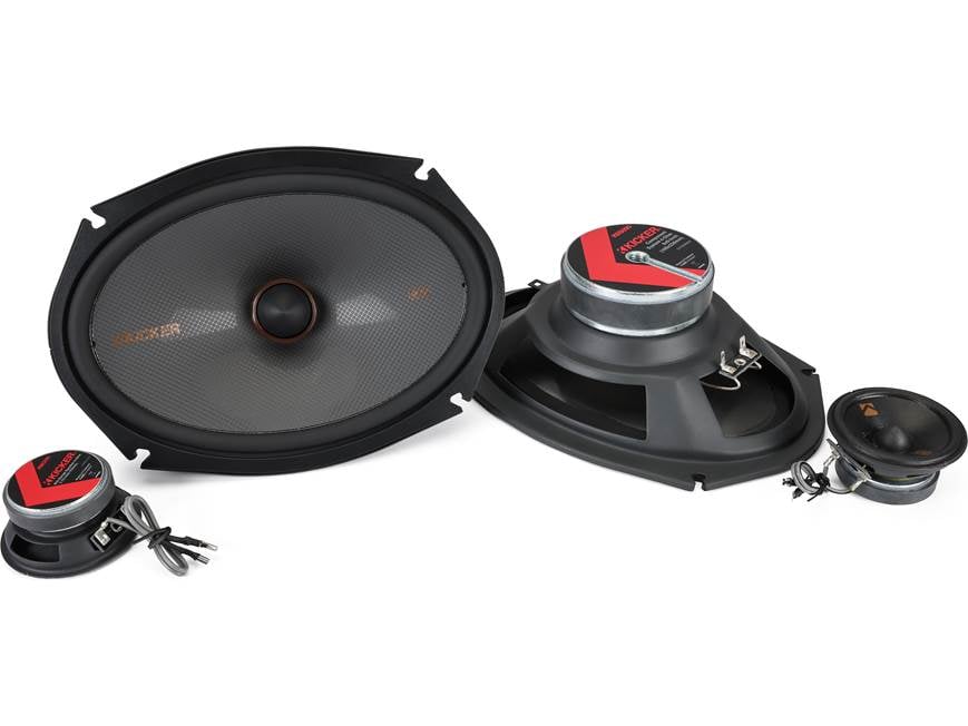 ジャンク　KICKER QS695 6x9インチ スピーカーセット Kicker KSS269 KS Series 6