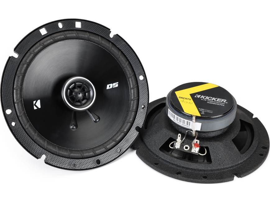 Kicker 10cm DSシリーズ 2-WayコアキシャルスピーカーDSC40 Kicker 43DSC6704 DS Series 6-3/4
