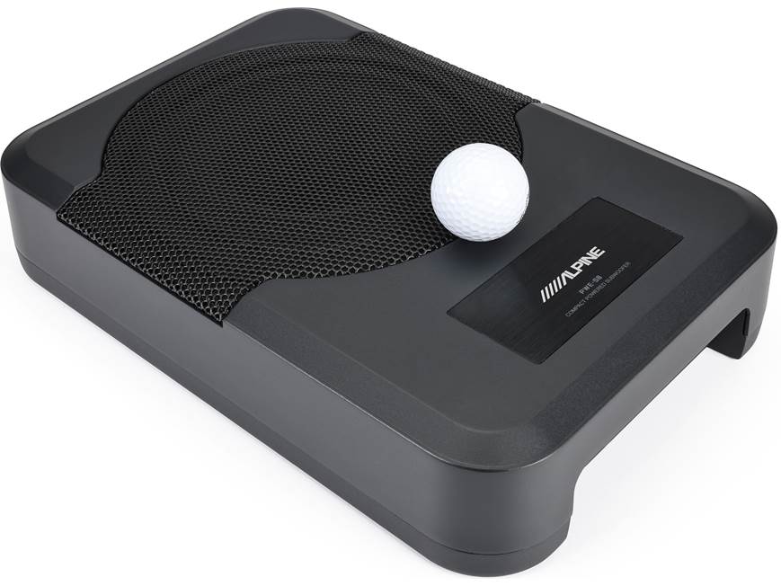 Alpine PWE-S8 Compact powered subwoofer with 8