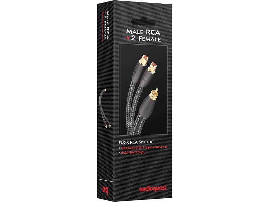 AudioQuest FLX-X RCA Y-Adapter 1-male-to-2-female audio Y-adapter