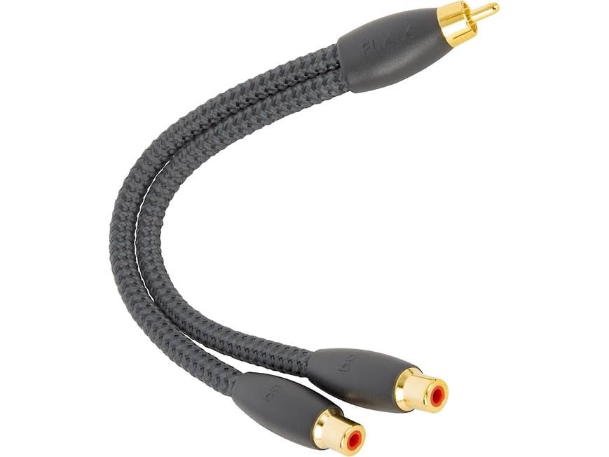 RCA Y Cable, RCA/Phono Y Splitter, RCA 1 Male To 2 Male Y Adapter, Male/Male Subwoofer Cable Gold Plated For Subs/amps/Hi-Fis/Home Theater/receivers 3.3Feet/1M
