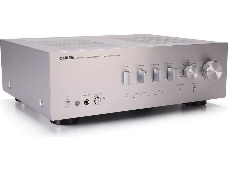 Yamaha A-S801 (Silver) Stereo integrated amplifier with built-in