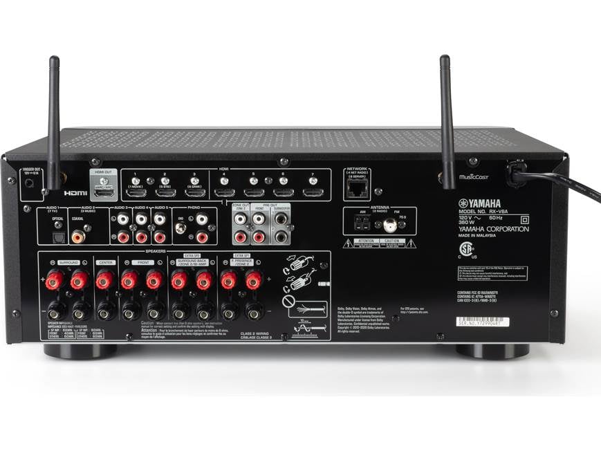 Yamaha RX-V6A 7.2-channel home theatre receiver with Dolby Atmos