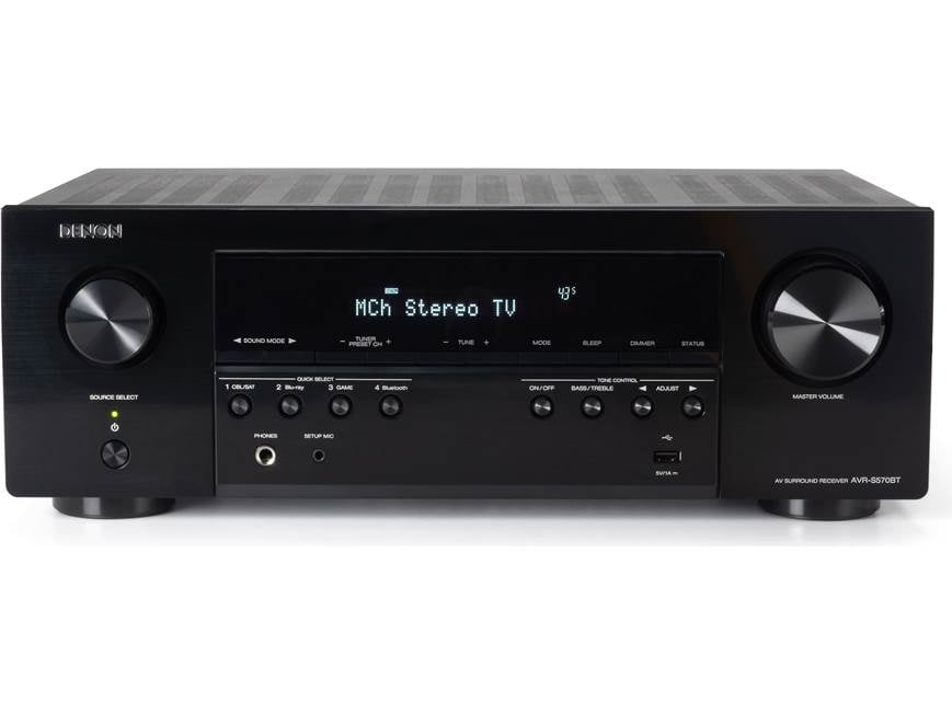Denon AVR-S570BT 5.2-channel home theatre receiver with Bluetooth