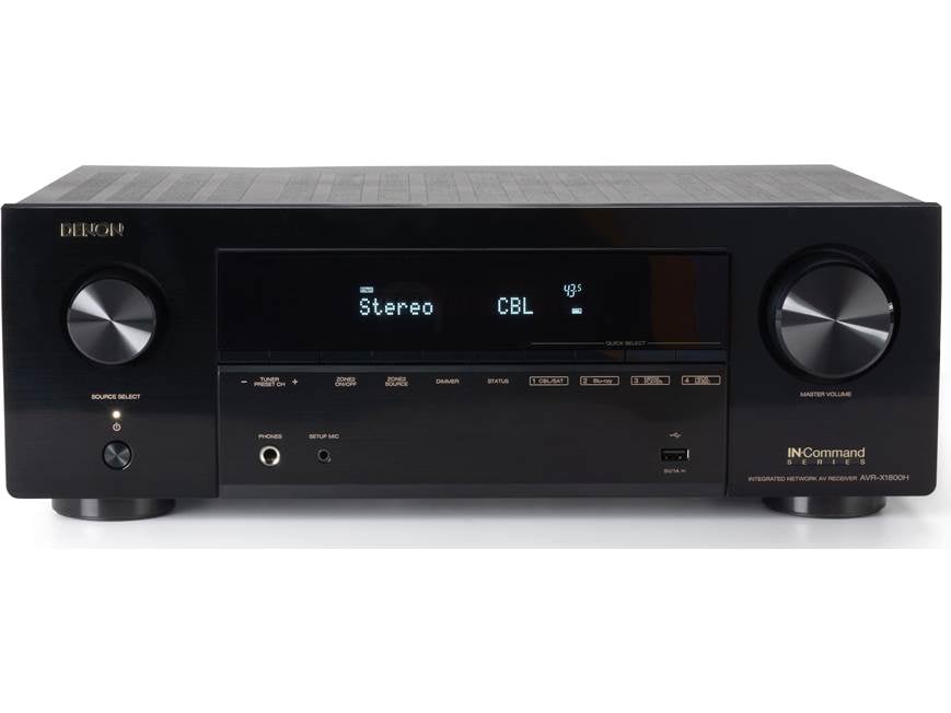 Denon AVR-X1800H 7.2-channel home theatre receiver with Dolby